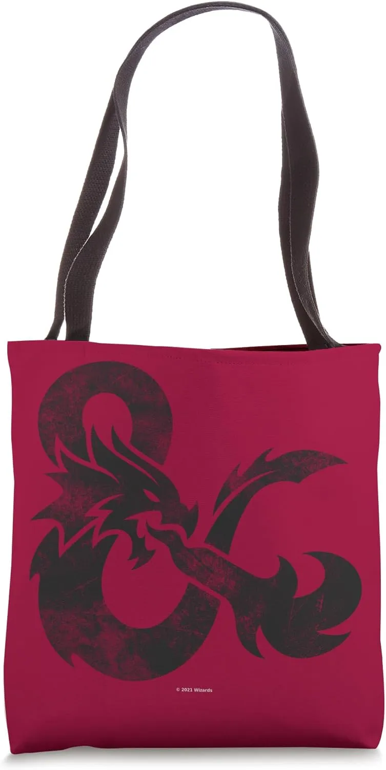Dungeons & Dragons Distressed Ampersand Logo Tote Bag