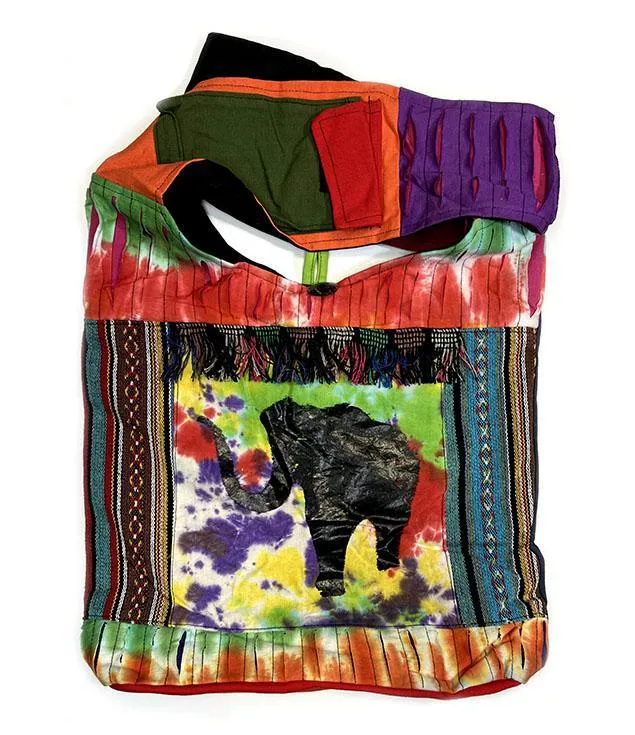 Dye Hippie & Limited edition Tie Elephant Well-loved Bag Fringe with Bohemian