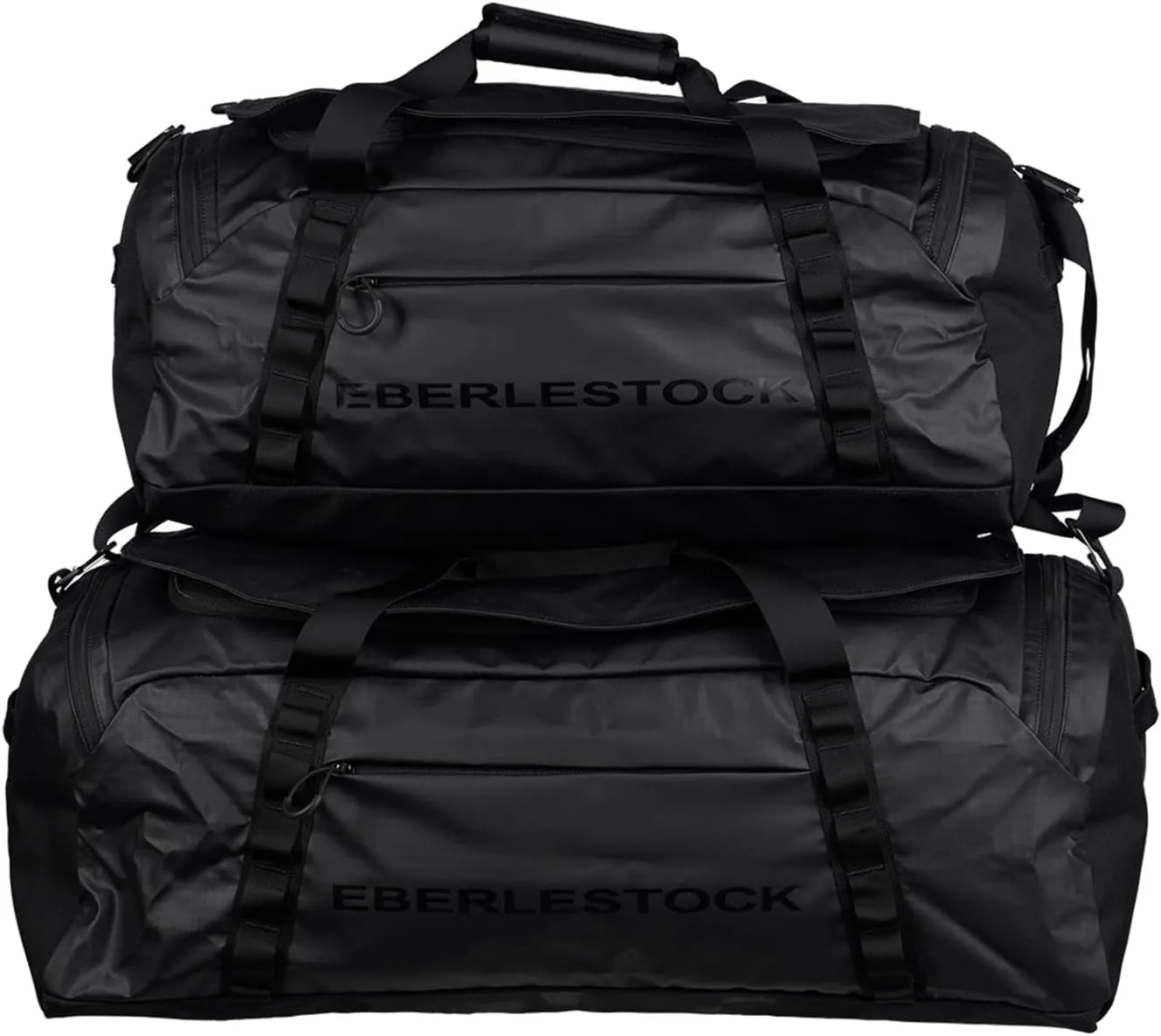 Eberlestock Hyllus Duffel Bag for Men - Durable, Water-Resistant, Small Men's Duffle Bag with Zipper Pockets, Ideal for Travel & Gym, Tactical Gear Bag, Hunting, Fishing, Camping - Black, 65L