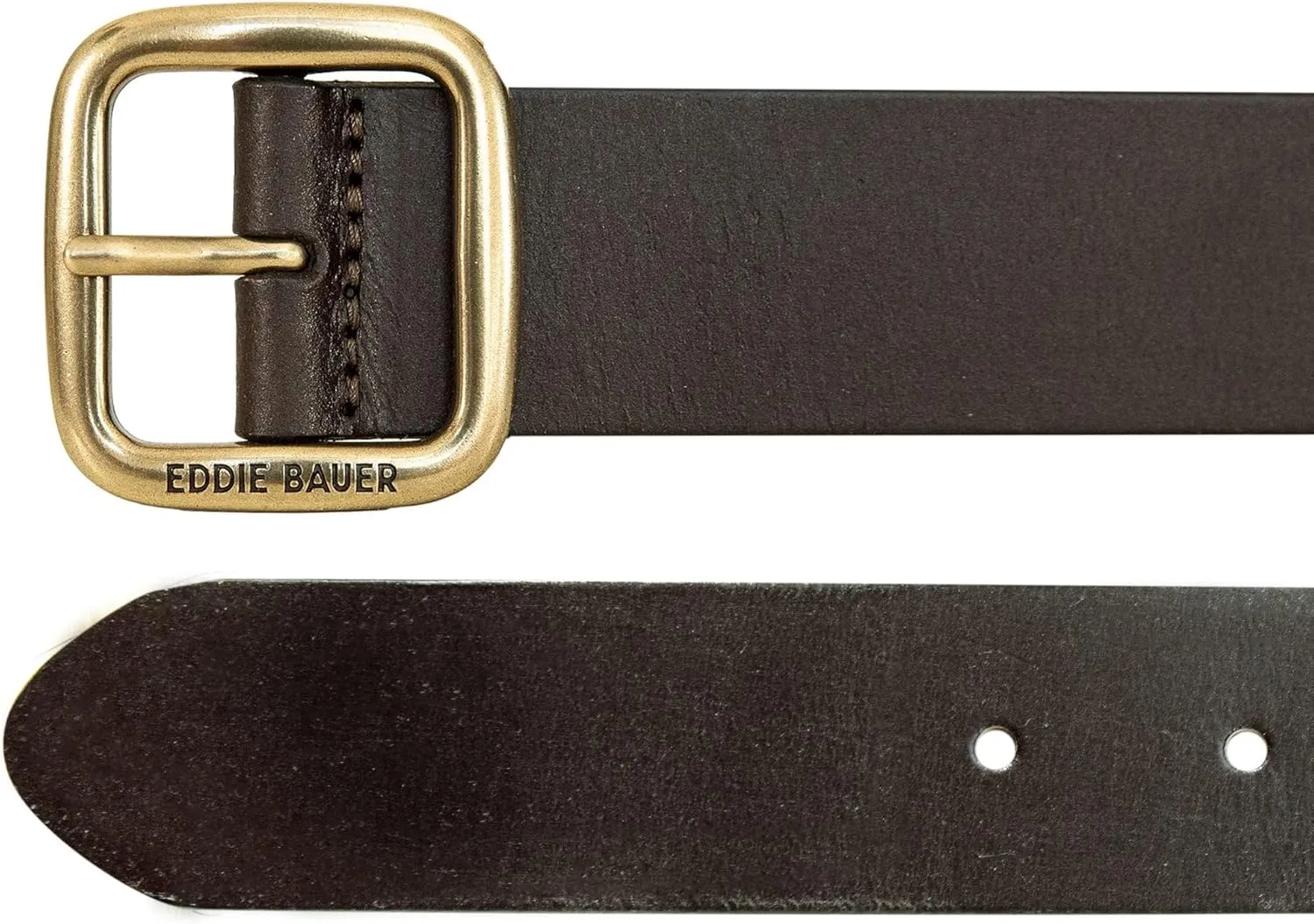 Eddie Bauer Women's Casual Leather Belts with Durable Metal Buckle