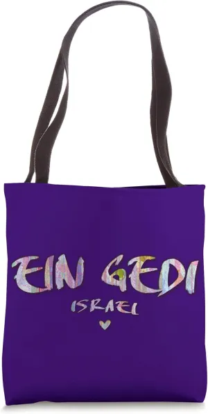 Ein Gedi Israel Painted Logo Tote Bag