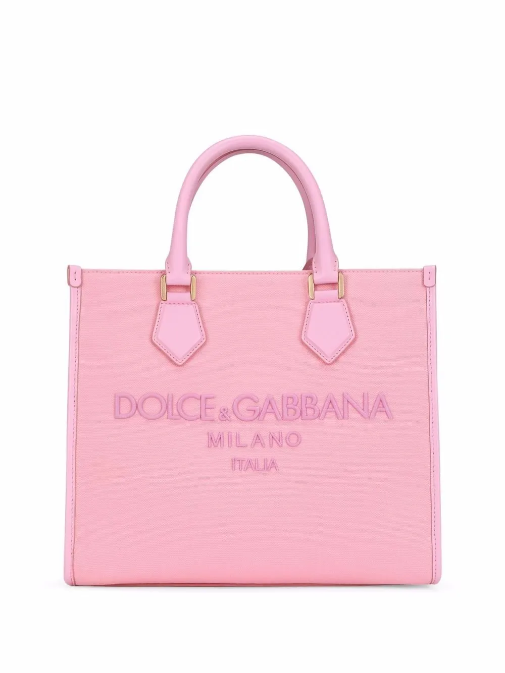 Embroidered logo handbag