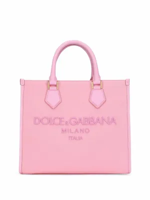 Embroidered logo handbag