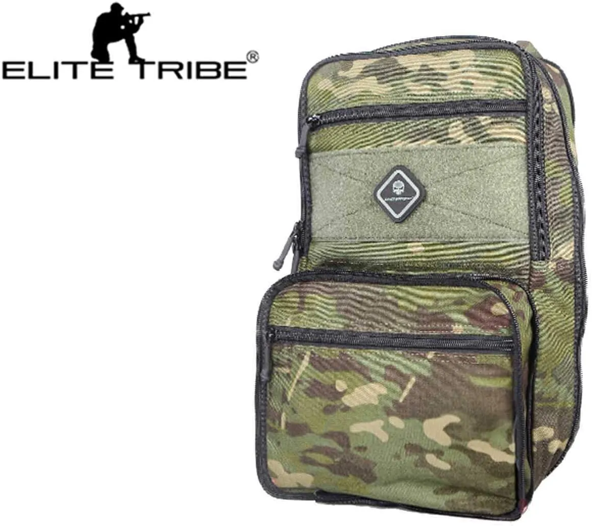 Emerson Tactical Hydration Backpack Molle Pouch Military Travel Multi-purpose Shoulder Bag (Multicam Tropic)