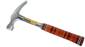 Estwing E12S Rip Hammer, Leather Grip Hammer, Smooth Face, 12-Ounce, 11-Inch