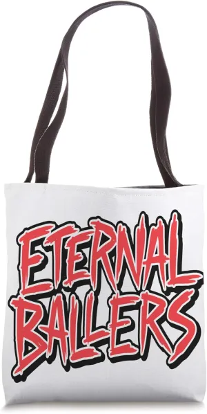 Eternal Ballers Red Logo Tote Bag