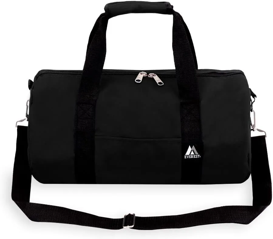 Everest 20-Inch Round Duffel, Black, One Size