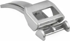 Ewatchparts 18mm Deployment Buckle Clasp Compatible With Leather Watch Band Strap IWC Pilot Aquatimer Brush