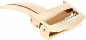 Ewatchparts Deployment Watch Band Buckle Clasp 16/18mm Compatible With Cartier Leather Strap Rose Gold