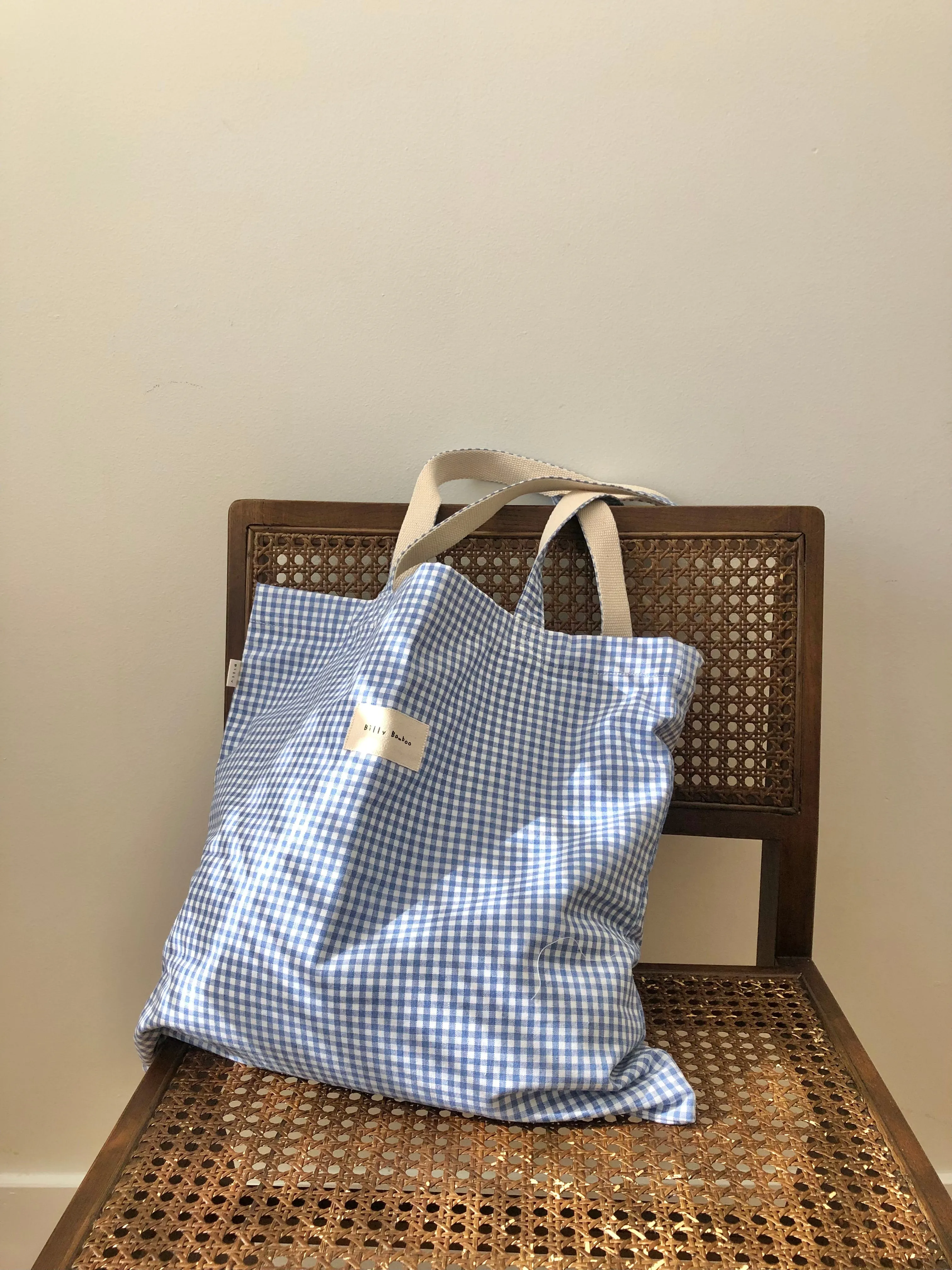 Exclusive choices GINGHAM Sustainable BAG TOTE