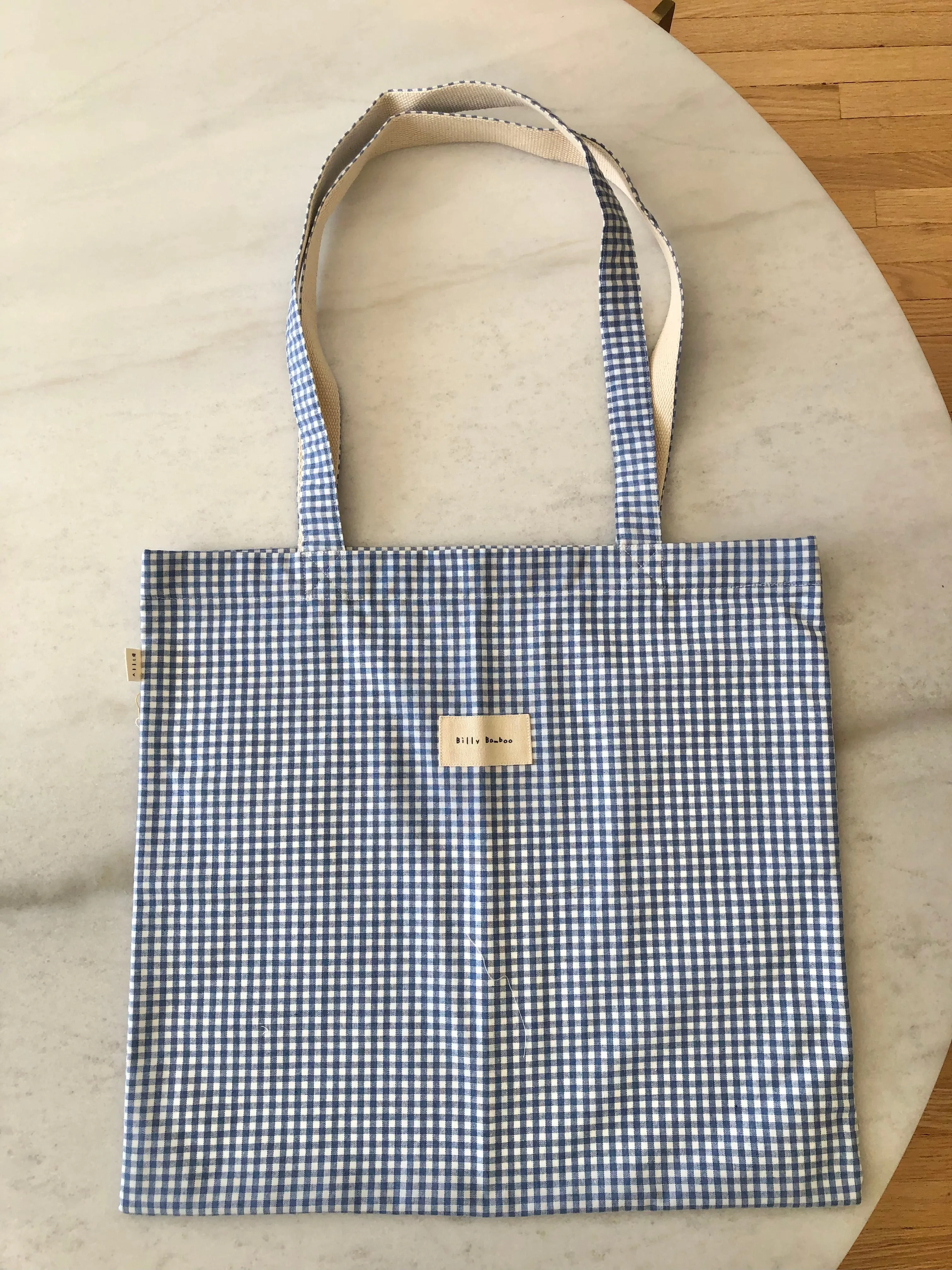 Exclusive choices GINGHAM Sustainable BAG TOTE