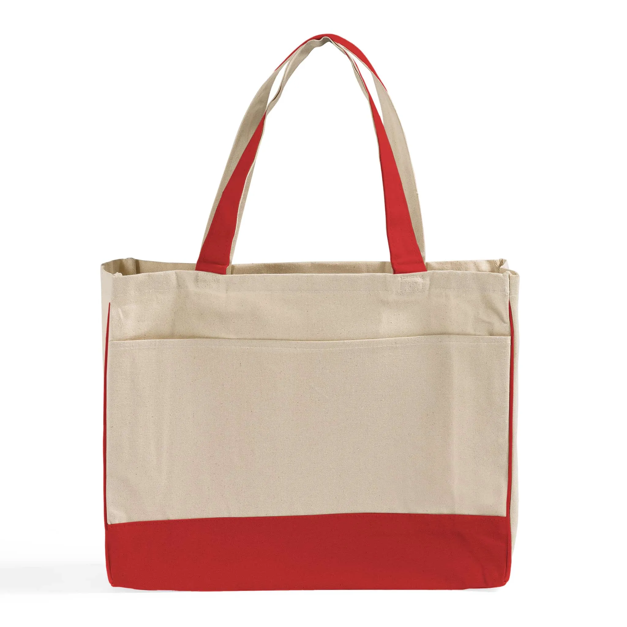 Fancy Tote Bags Canvas with Inside Zipper Pocket