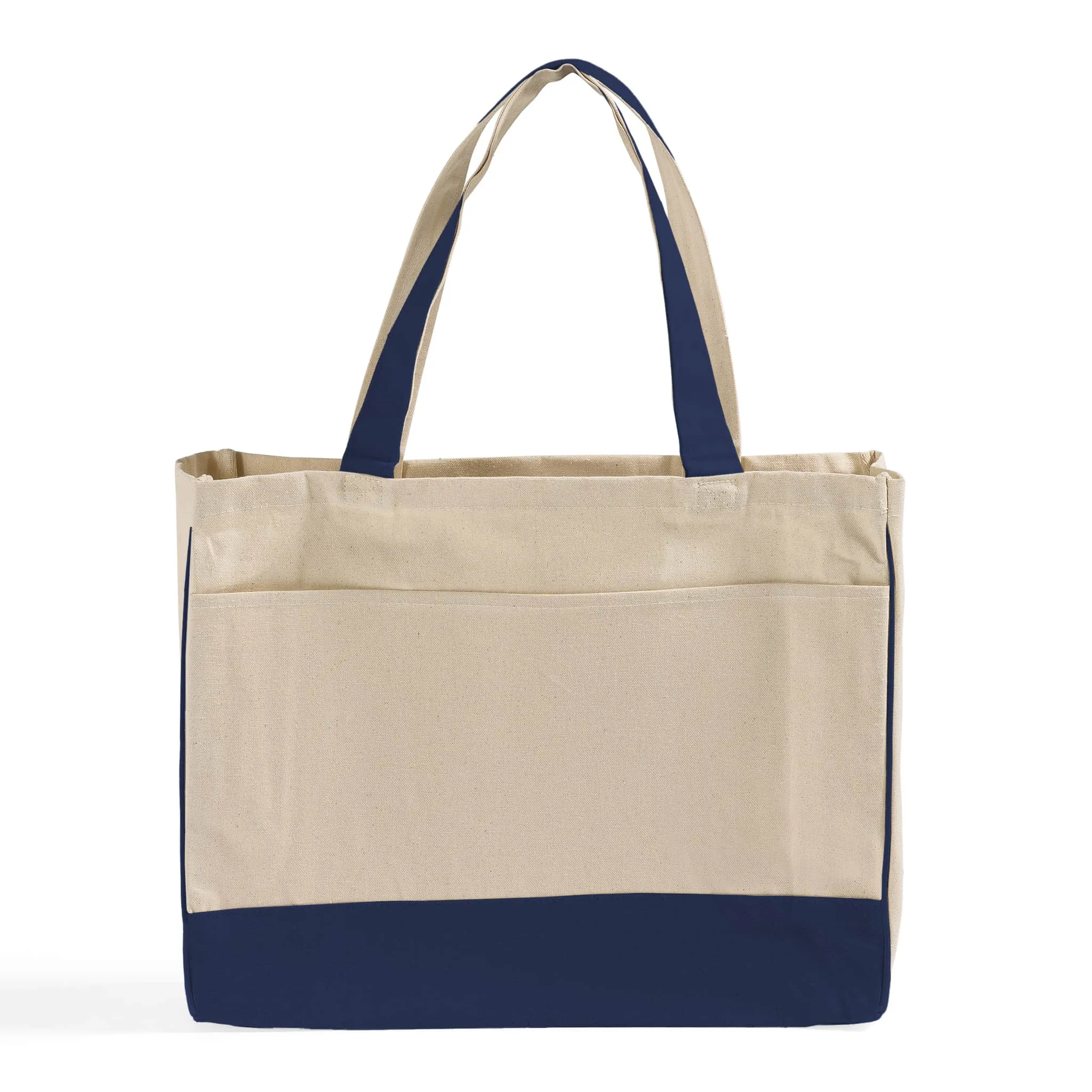 Fancy Tote Bags Canvas with Inside Zipper Pocket
