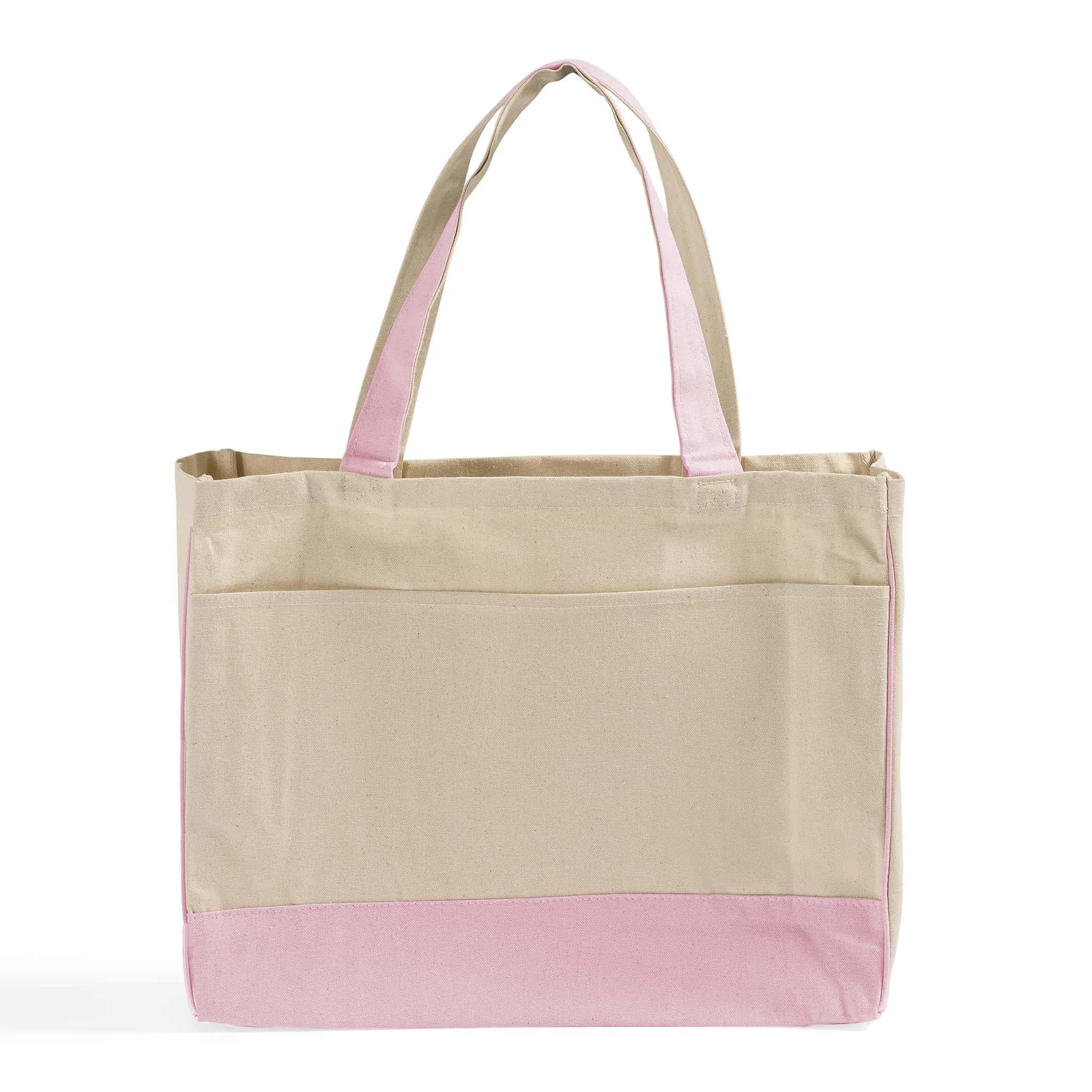 Fancy Tote Bags Canvas with Inside Zipper Pocket