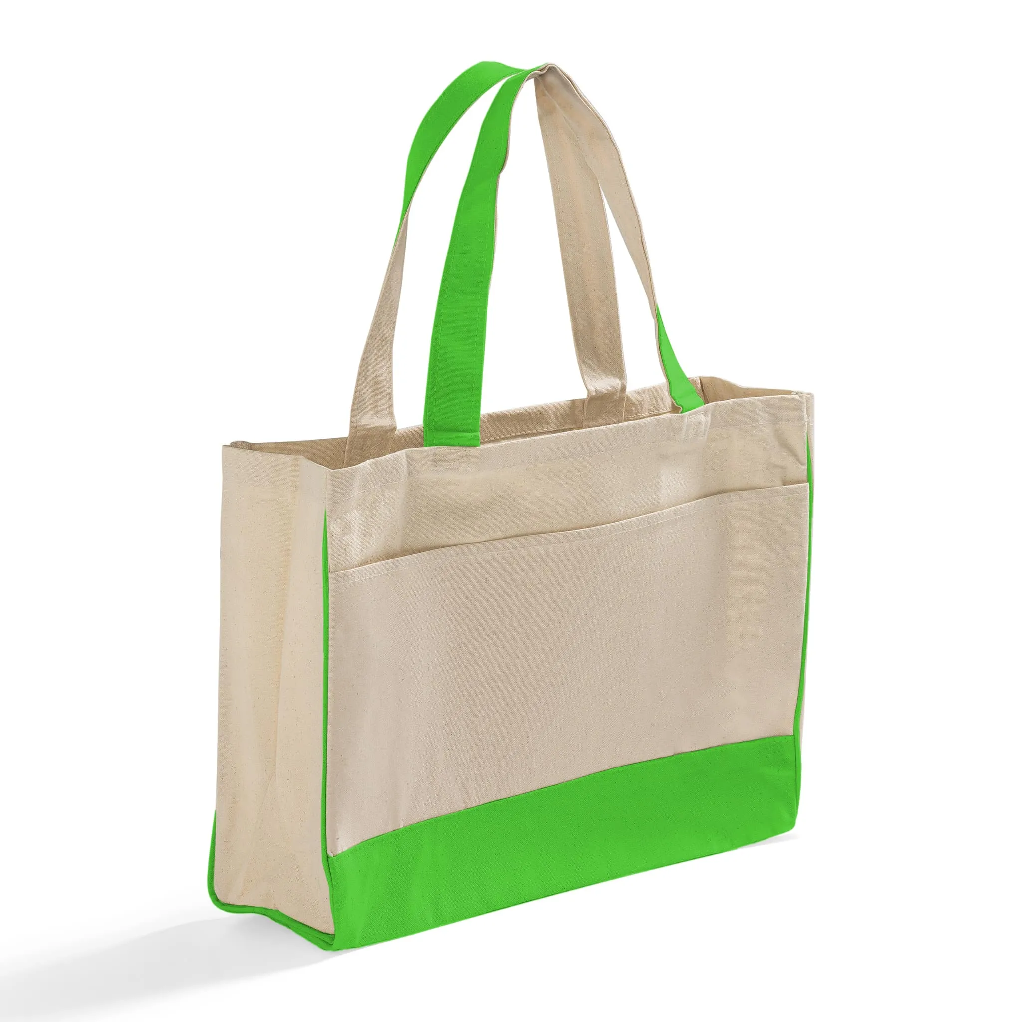 Fancy Tote Bags Canvas with Inside Zipper Pocket