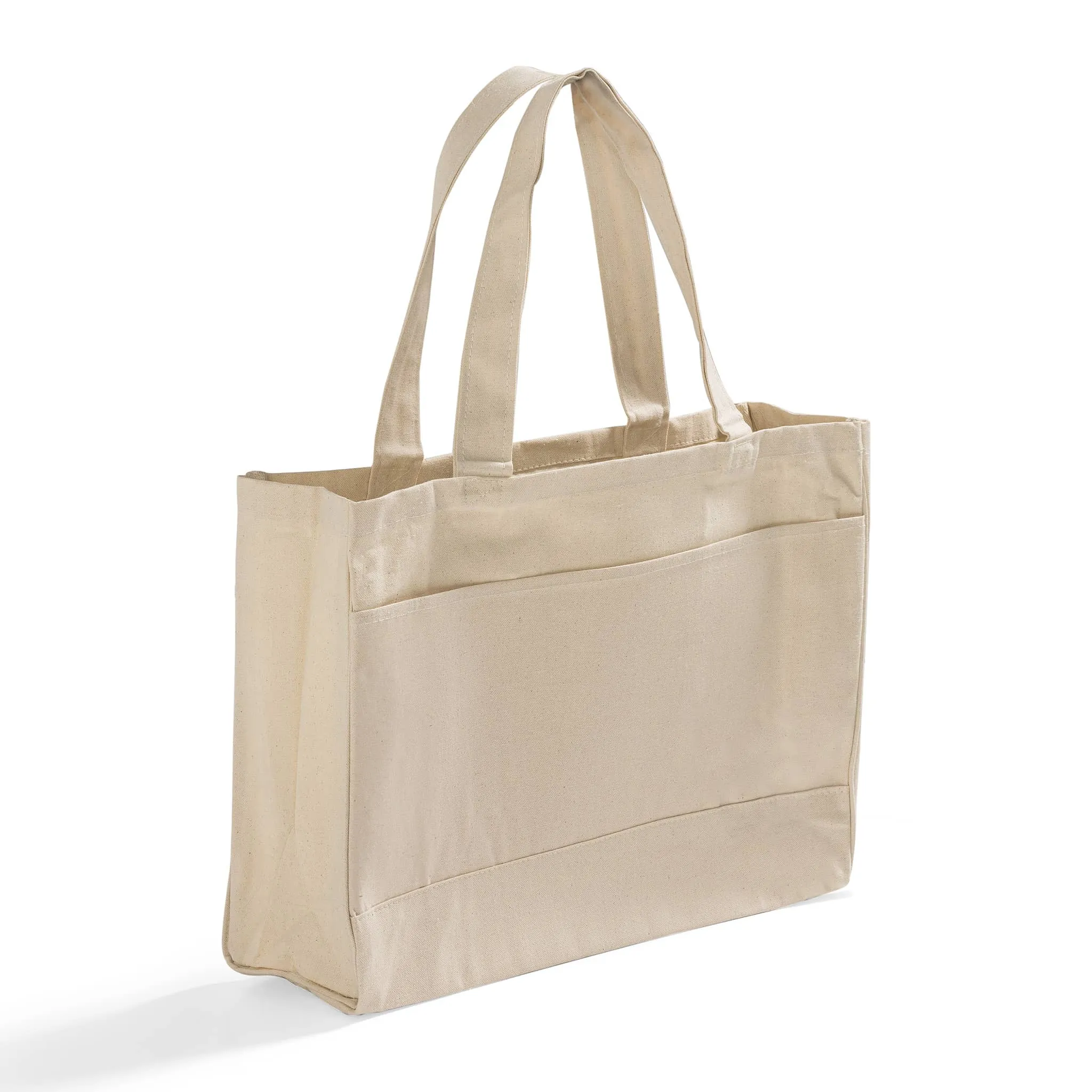 Fancy Tote Bags Canvas with Inside Zipper Pocket
