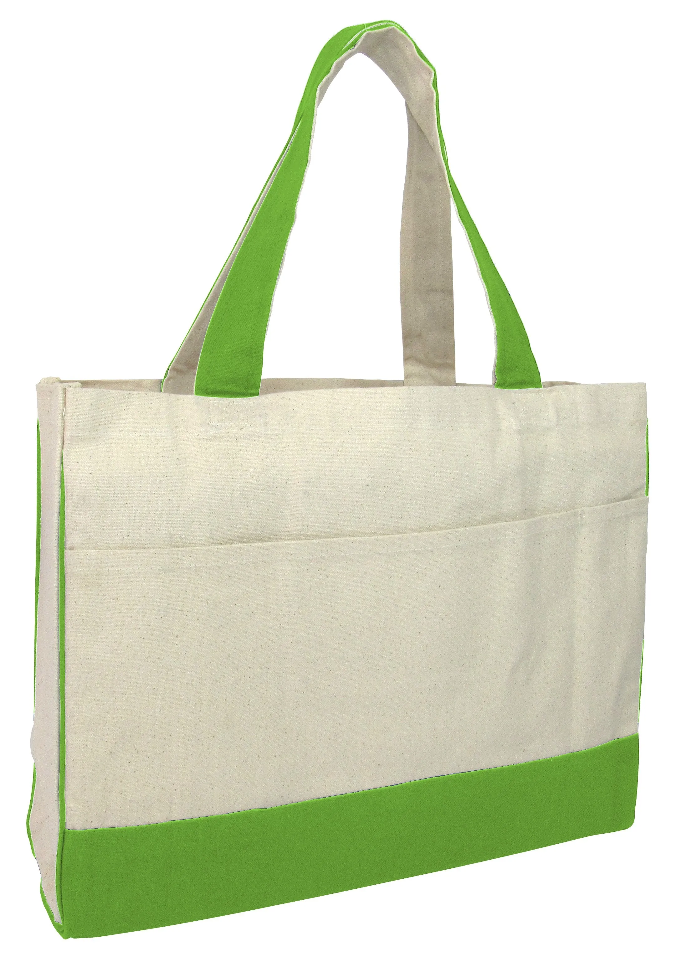 Fancy Tote Bags Canvas with Inside Zipper Pocket