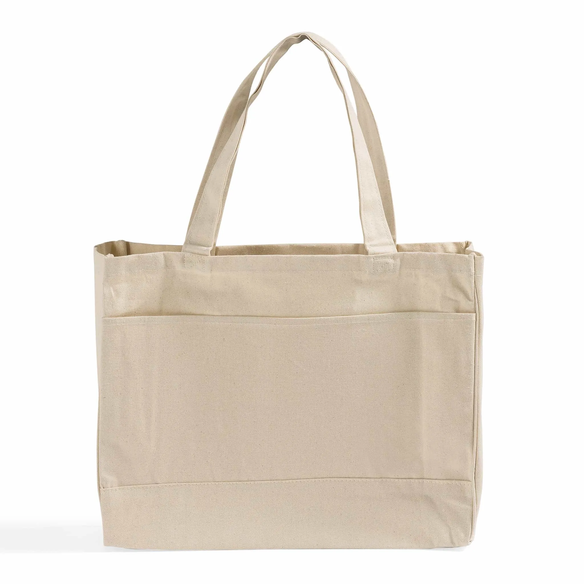 Fancy Tote Bags Canvas with Inside Zipper Pocket