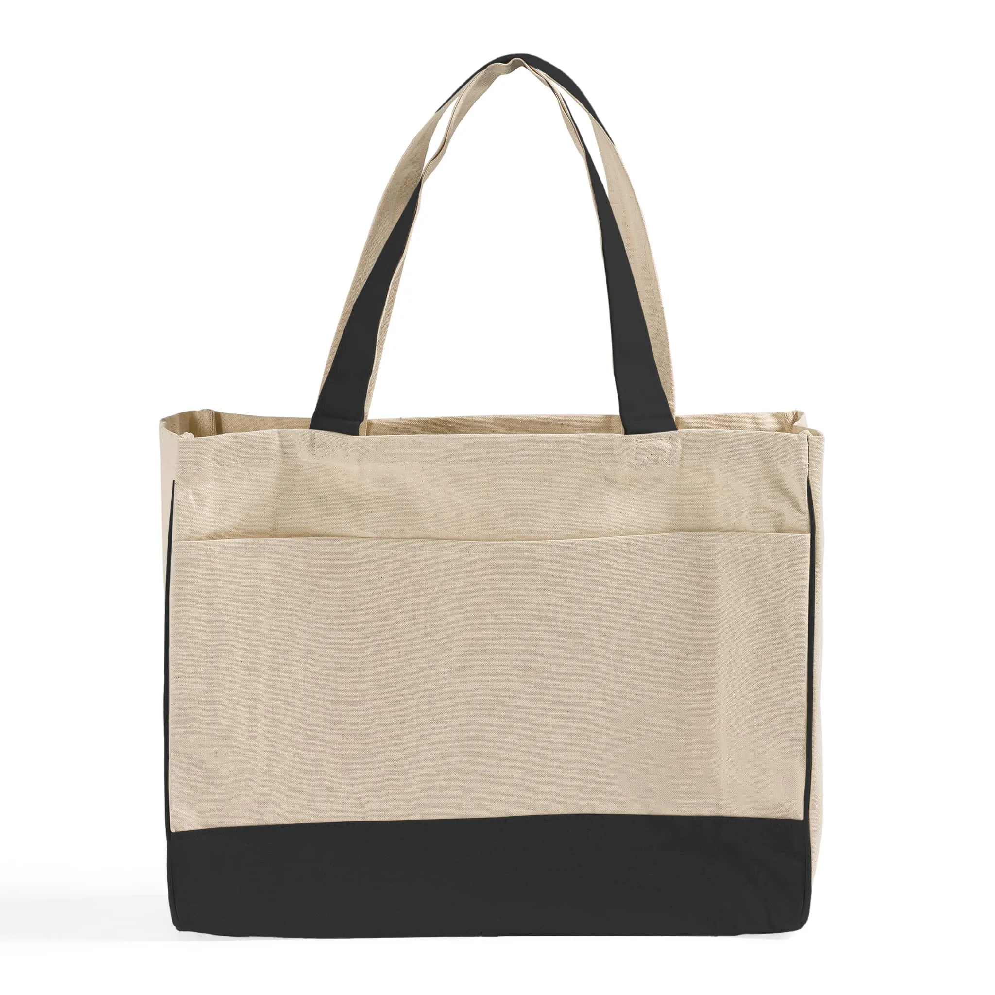Fancy Tote Bags Canvas with Inside Zipper Pocket