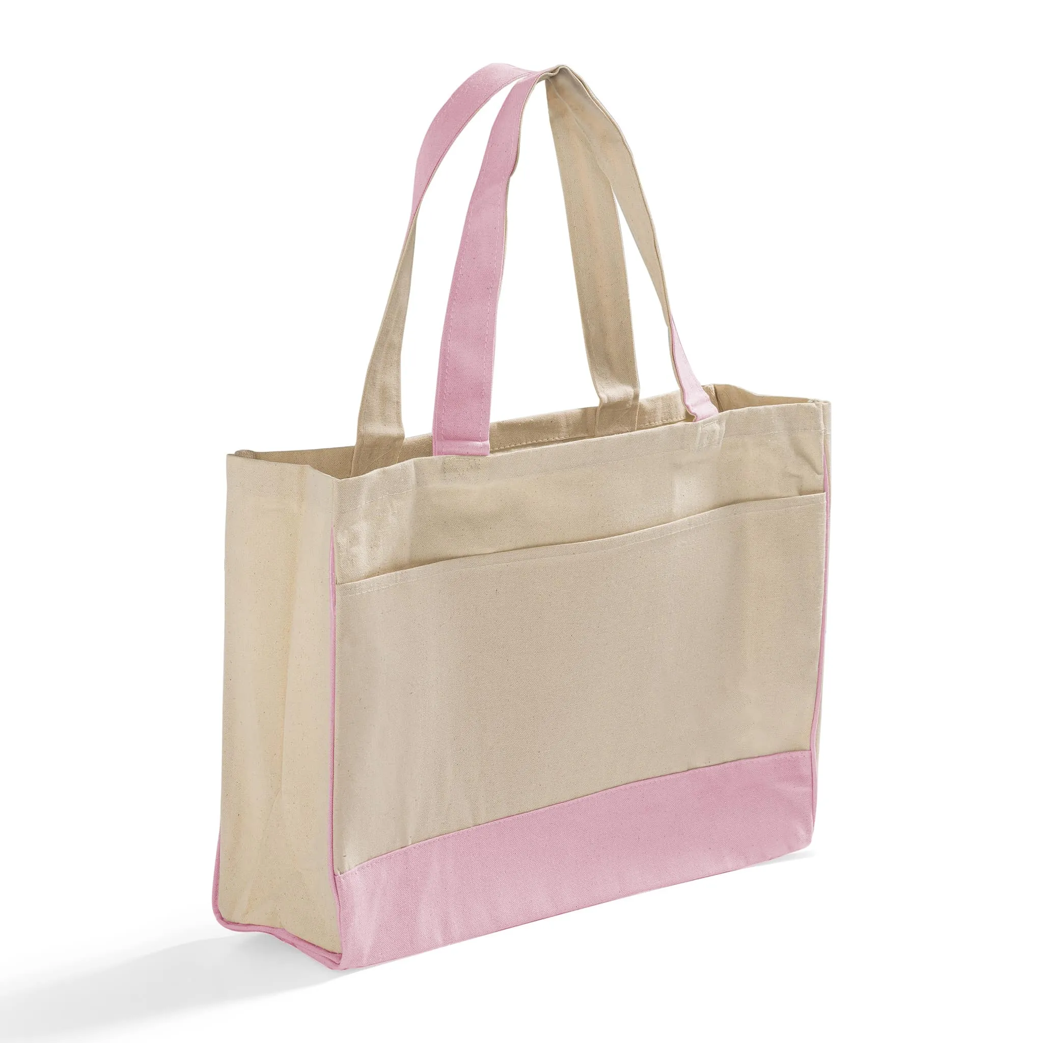 Fancy Tote Bags Canvas with Inside Zipper Pocket