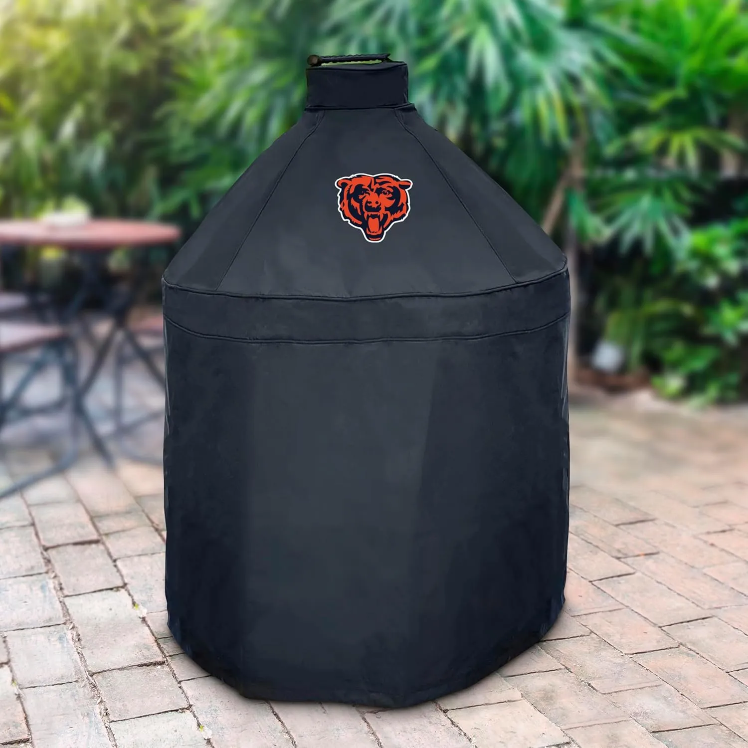 FANMATS 42772 NFL - Chicago Bears - Black KAMADO Style Grill Cover with Primary Logo - 27" x 27" x 40"