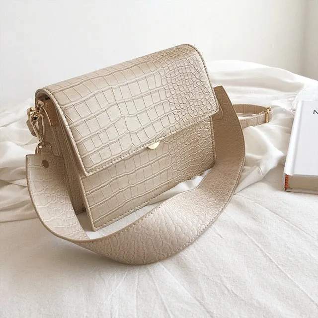 Fashion Crocodile Chains Women's Designer Handbags High Quality PU Leather Women Totes Ladies Alligator Shoulder Crossbody Bags