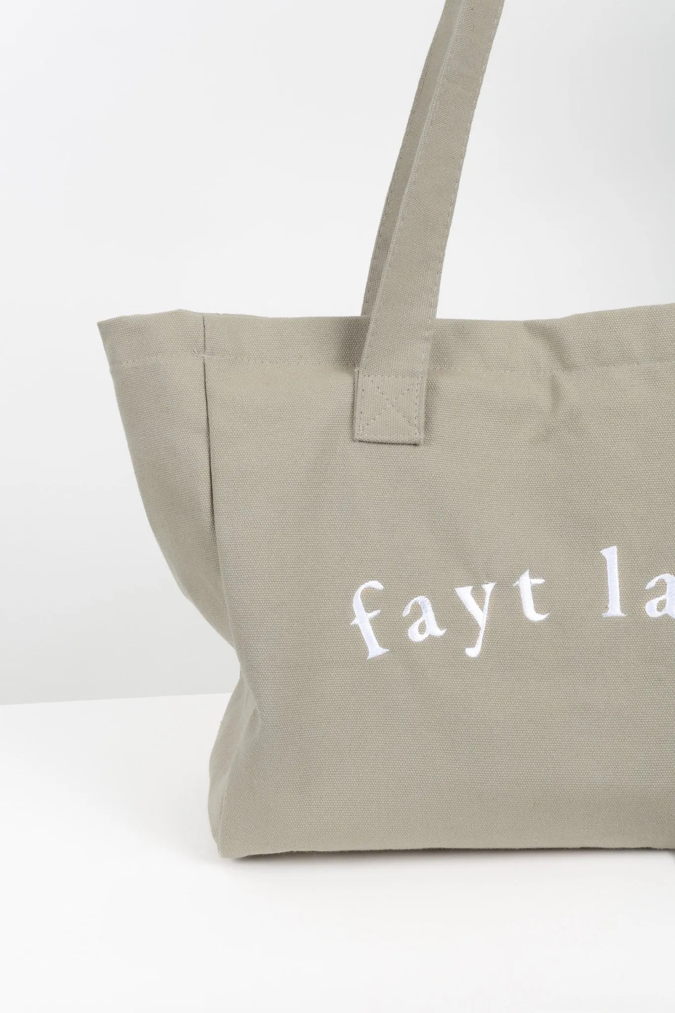 FAYT TOTE BAG KHAKI LARGE