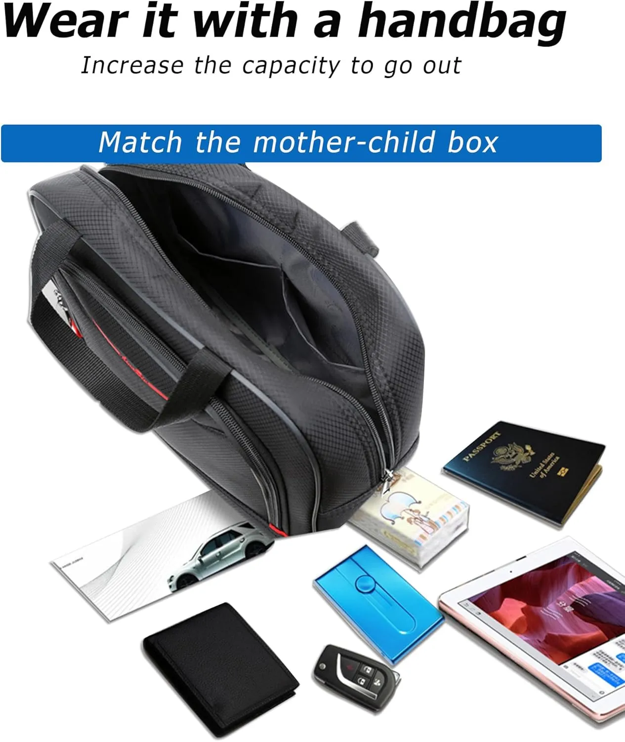 feilario 20in 2 Piece Softside Business Luggage Sets Waterproof Carry On Luggage Suitcase with Double Spinner Wheels