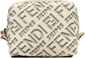 FENDI x Skims Nylon Avorio Small Beauty Pouch