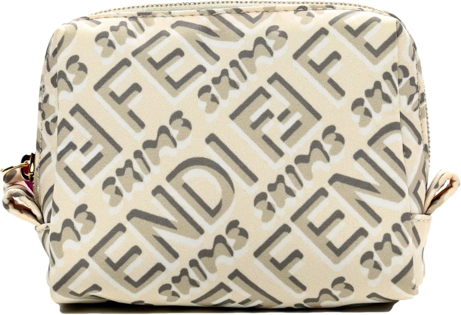 FENDI x Skims Nylon Avorio Small Beauty Pouch