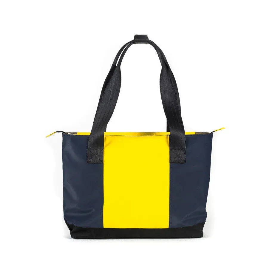 Festival Tote Bag in Swedish Flag Colors [long handle]