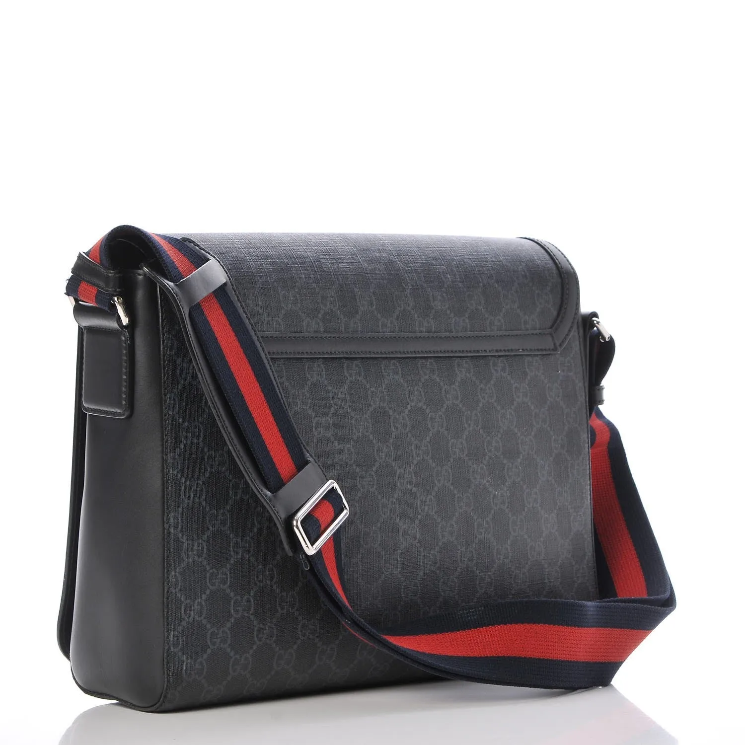 Flap Web Bag Gucci Supreme Messenger Monogram Precision-engineered GG Black Daily special