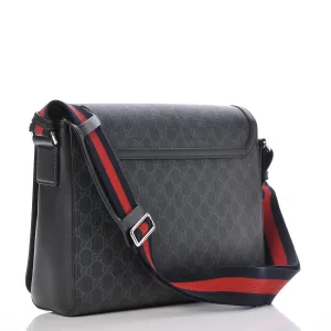 Flap Web Bag Gucci Supreme Messenger Monogram Precision-engineered GG Black Daily special