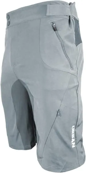 Flex MTB Trail Shorts - Soft Shell Mountain Bike Shorts with Zip Pockets and Vents Blue