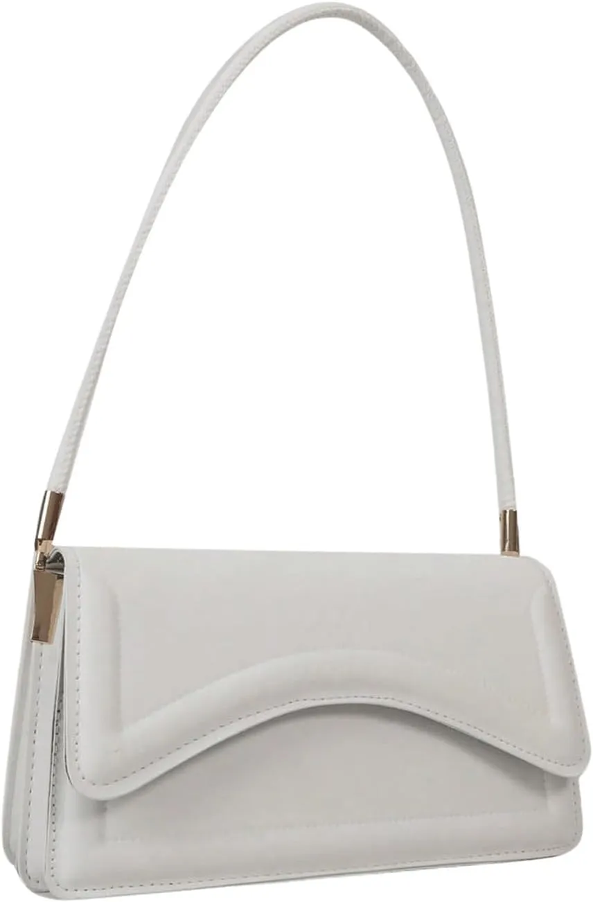 Floerns Women's Leather Shoulder Bag Retro Purse Clutch Small Tote Handbag