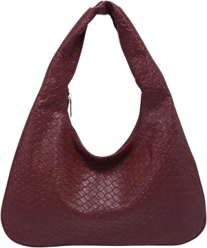 Floerns Women's Vintage Leather Tote Shoulder Handbag Top Handle Hobo Bag