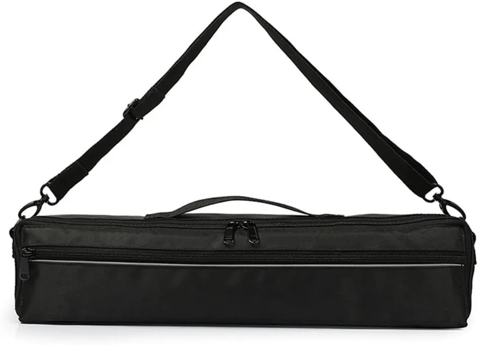 Flute Case, Waterproof Flute Case with Adjustable Shoulder Strap, Lightweight Oxford Cloth Flute Case Carrying Bag for 16/17 Holes Flute(17 Holes)