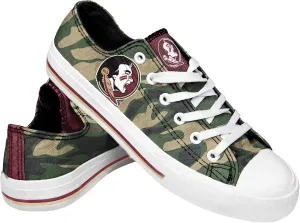 FOCO Florida State Womens Camo Low Top Canvas Shoe Size 8