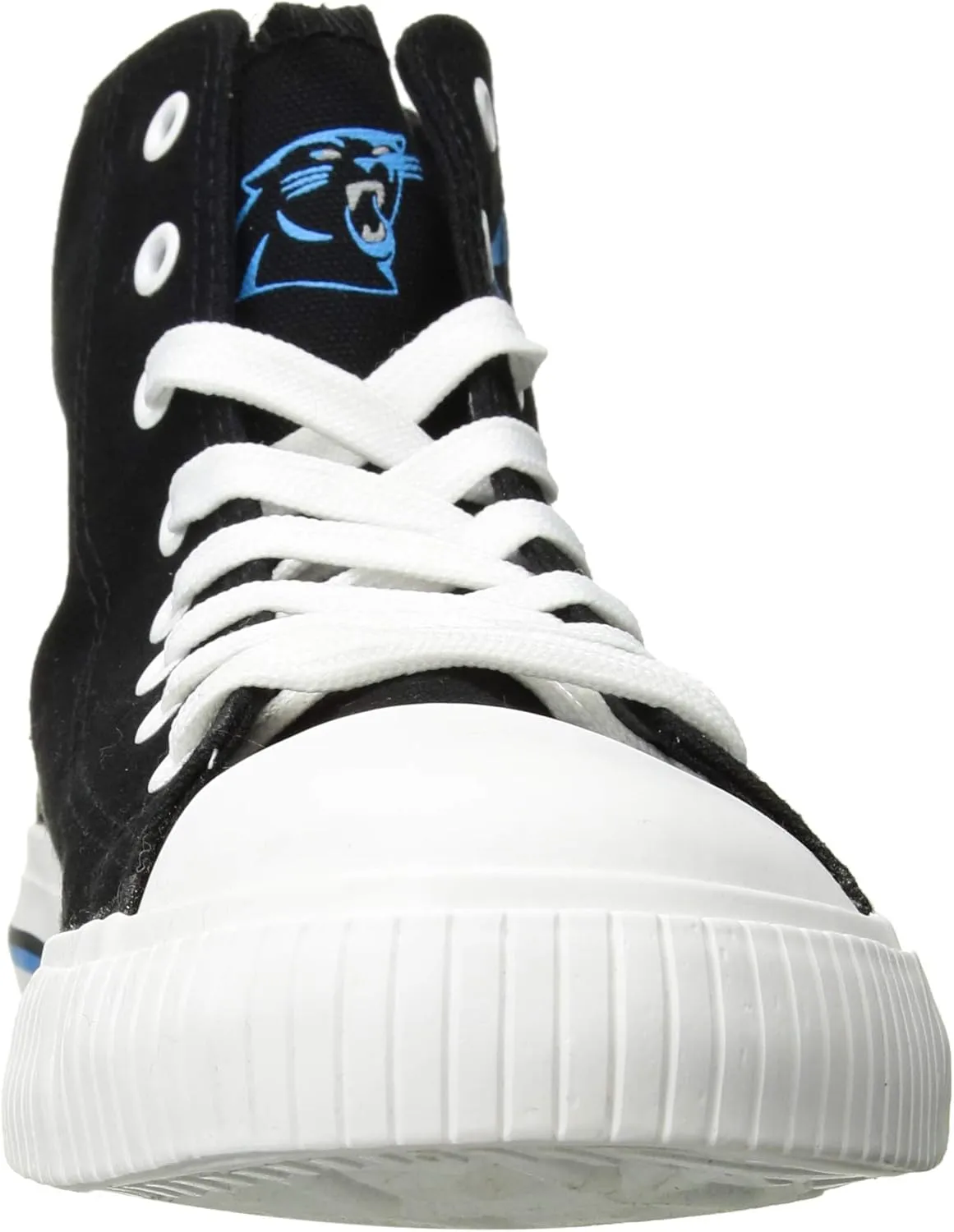 FOCO Mens NFL High Top Big Logo Canvas Sneakers Shoes