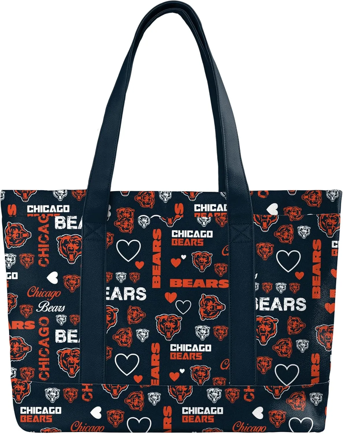 foco NFL Logo Love Tote Bag