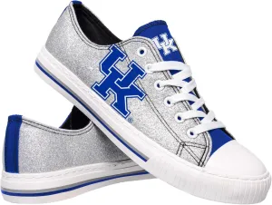 FOCO womens Ncaa College Team Logo Fashion Low Top Canvas Sneakers Shoes