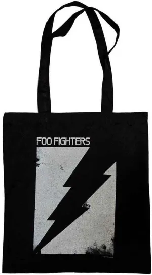 Foo Fighters Lightning Logo Tote Bag Size One Size