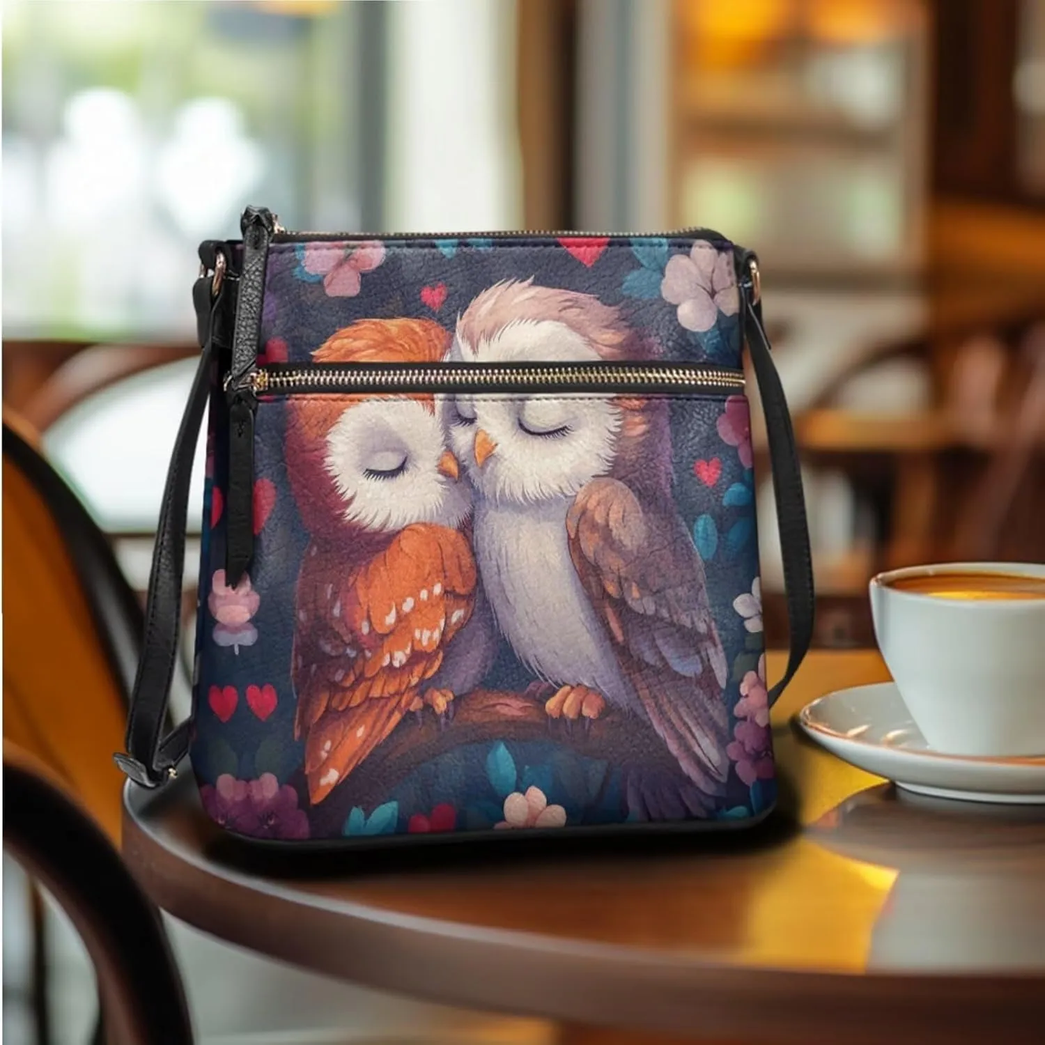 FOR U DESIGNS Purse and Wallet Set for Women Hobo Crossbody Bags Anti Theft Cute Shoulder Bags Valentine's Day Gifts for Her