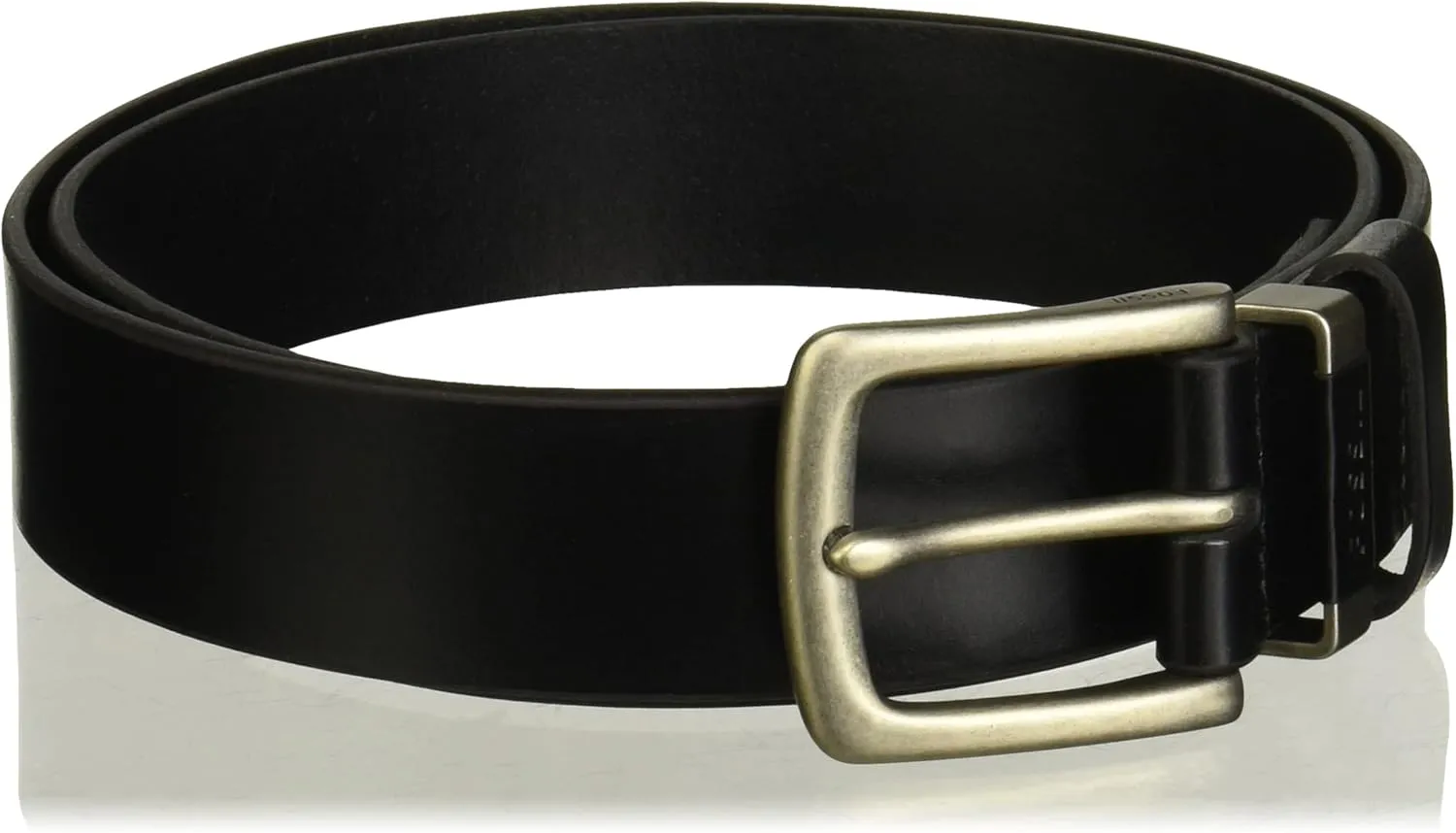 Fossil Men's Black Leather Belt