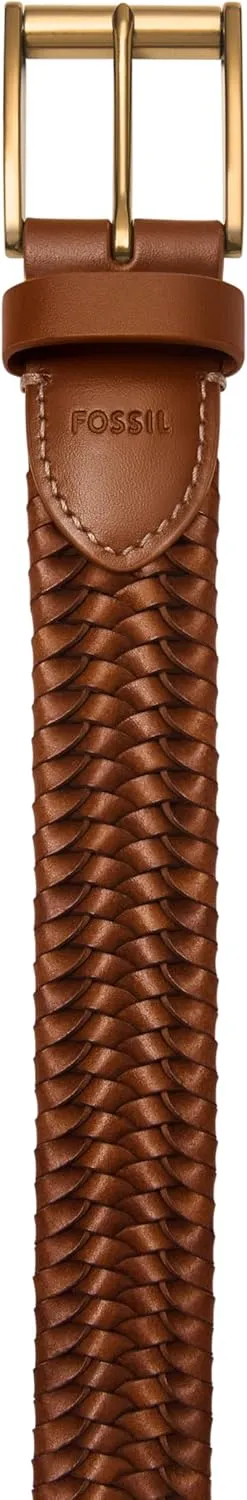 Fossil Men's Brown Leather Belt