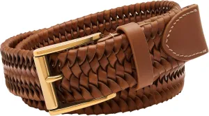 Fossil Men's Brown Leather Belt