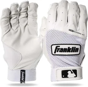 Franklin Sports MLB Classic XT Batting Gloves - Adult   Youth Batting Glove Pairs - Baseball   Softball Batting Gloves