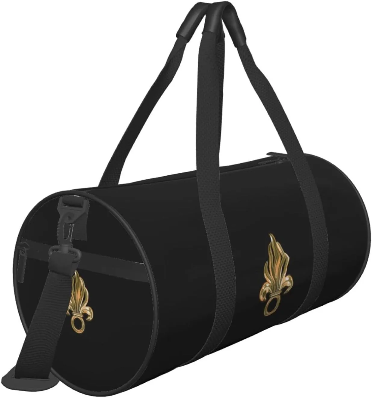 French Foreign Legion Logo Travel Luggage Duffel Bag Sports Rolling Foldable Duffel Bag, Black