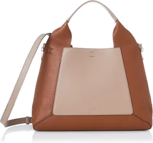 Furla WB00468BX10841480S Women's Tote Bag, GREIGE COGNAC h NERO