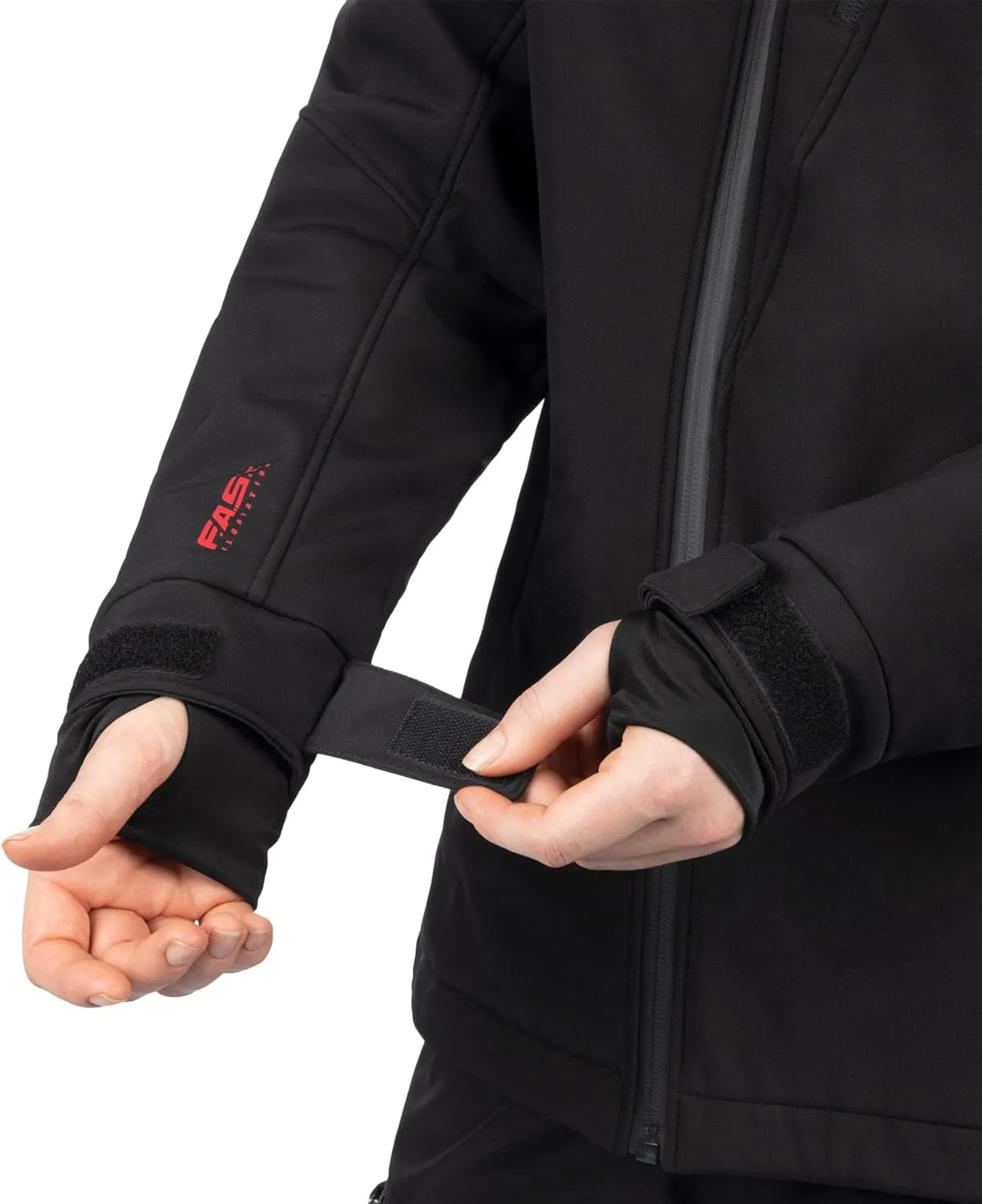 FXR Women's Vertical Pro Insulated Softshell Jacket 2025 (Black/Razz - Large)
